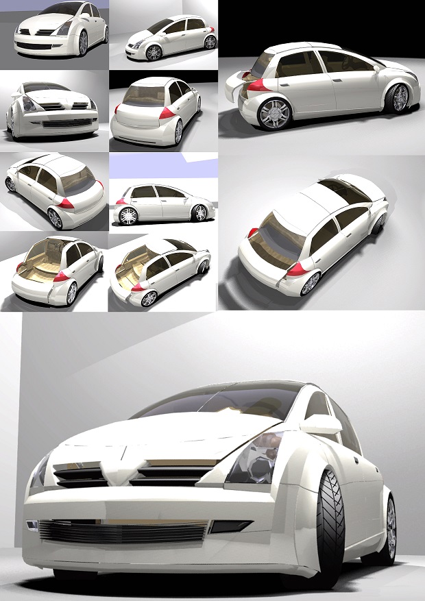 Design a new car concept called Ghazal